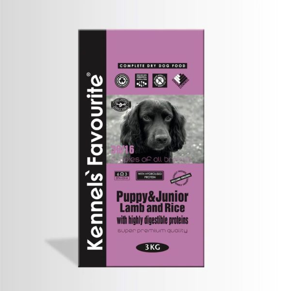 Kennels' Favourite® Puppy&Junior Lamb and Rice 3 KG